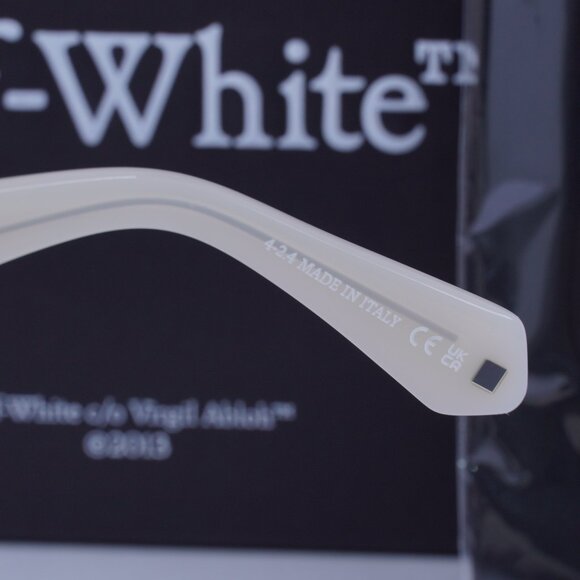 Off-White OERI14E PALMER 6164 Oval Sunglasses – Beige/Brown main image 10